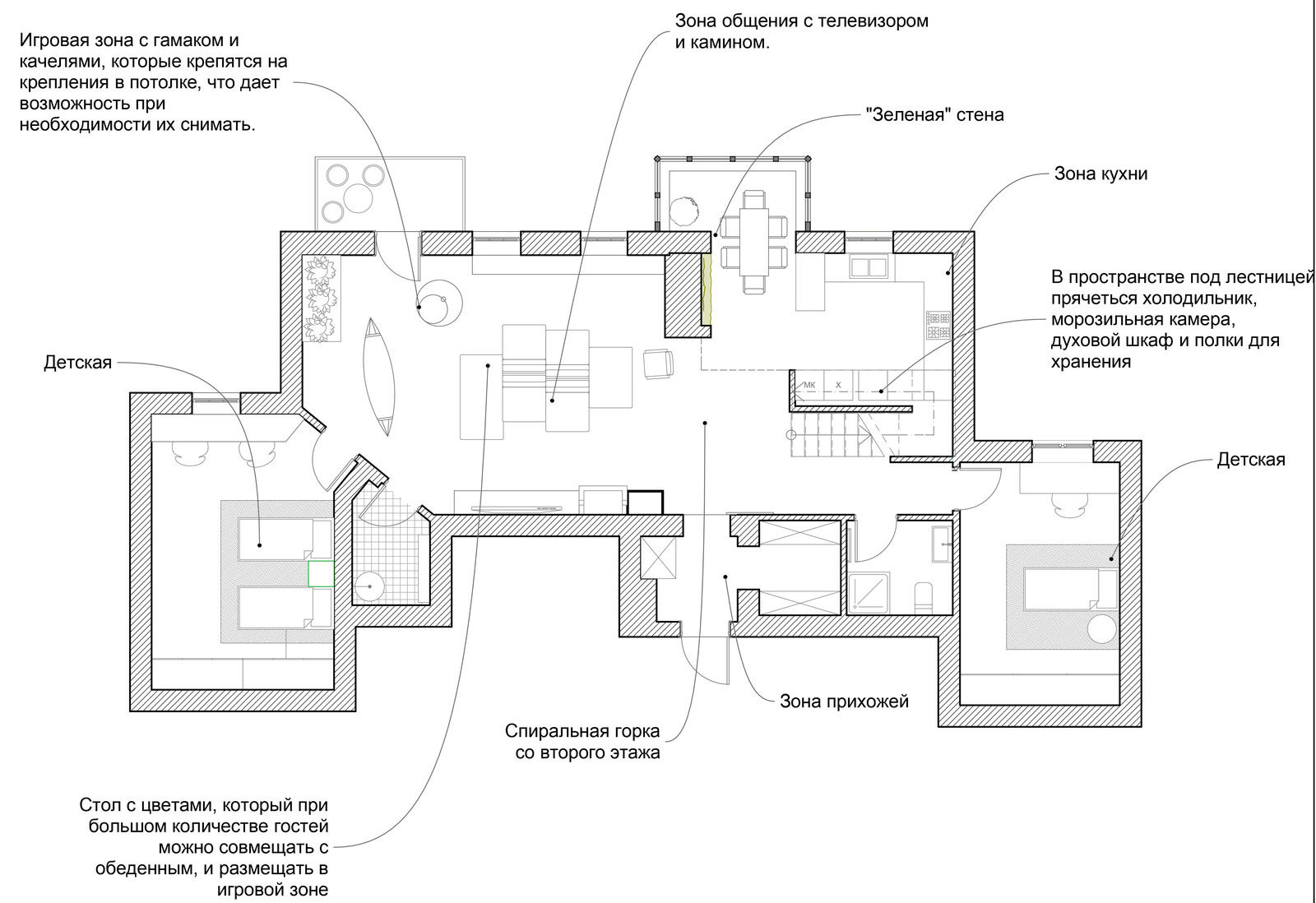 A Stylish and Modern Duplex Apartment with a Slide in Kharkov, Ukraine by KI Design (26)
