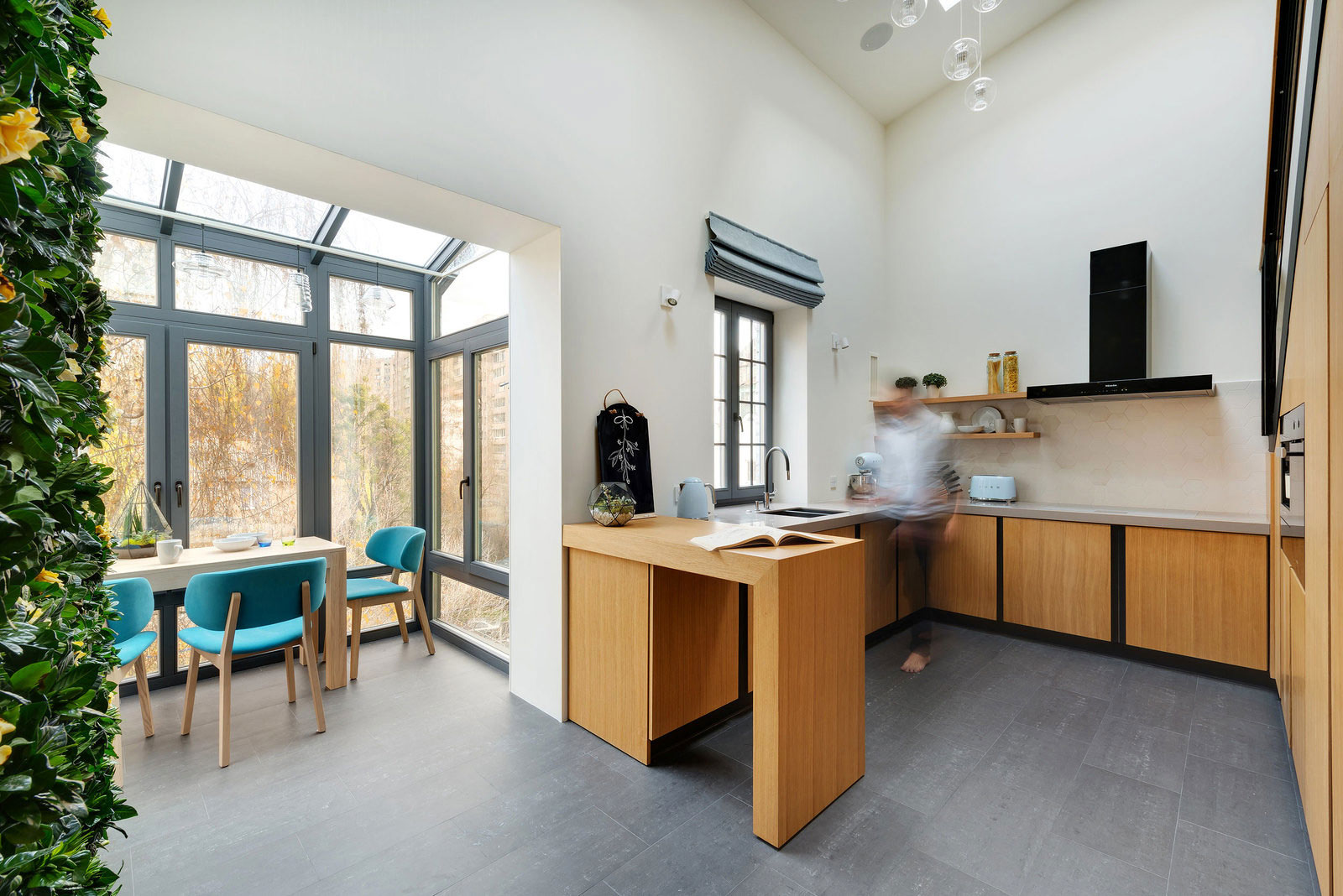 A Stylish and Modern Duplex Apartment with a Slide in Kharkov, Ukraine by KI Design (9)