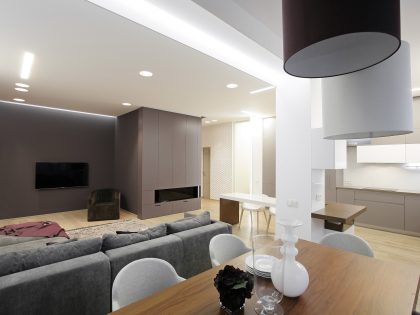 A Trendy Modern Apartment Full of Light in Dnipropetrovsk Oblast, Ukraine by Azovskiy & Pahomova architects (6)