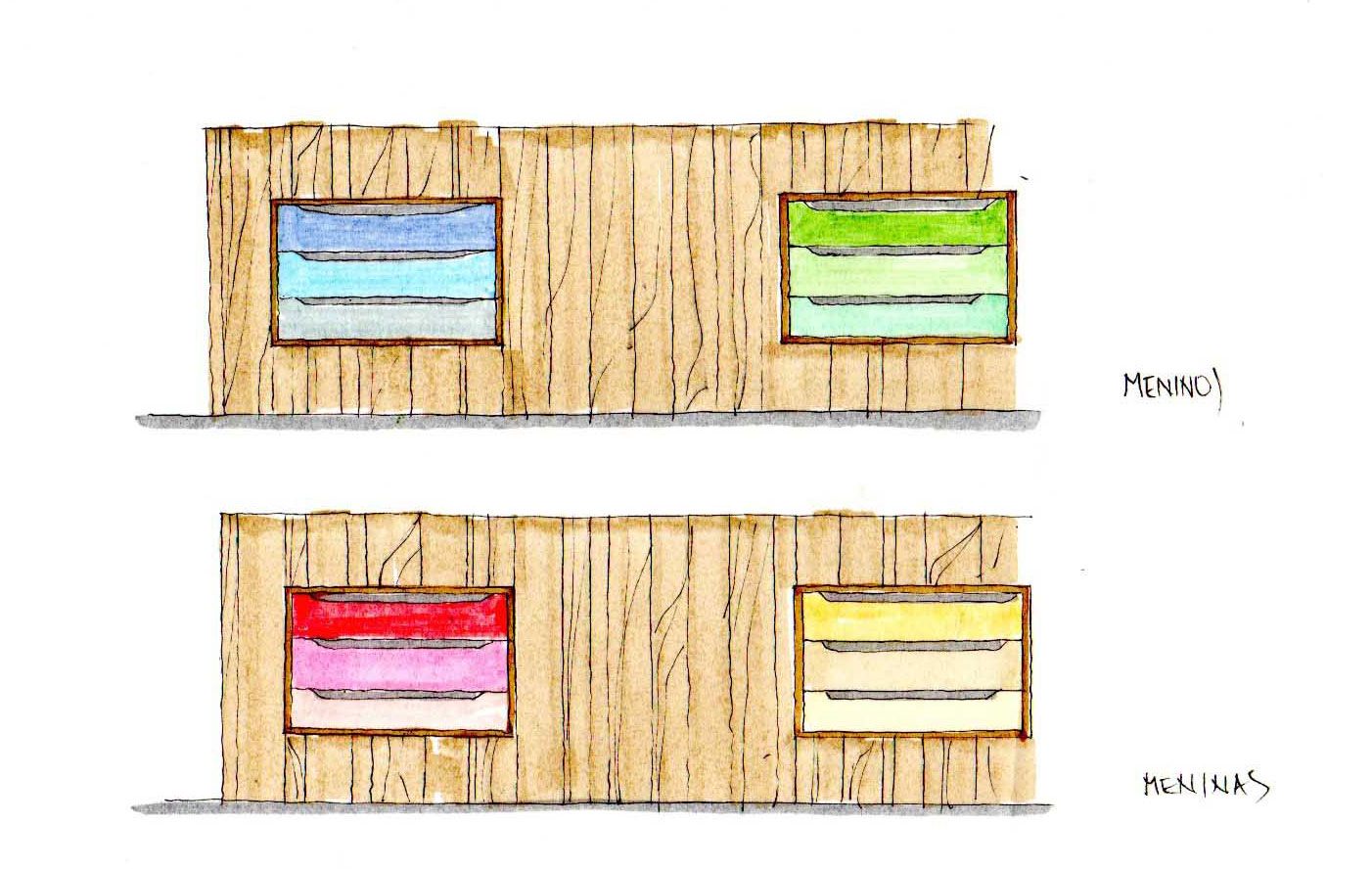 An Airy and Cheerful House with Vibrant Pops of Color in São Paulo by Pascali Semerdjian Architects (23)