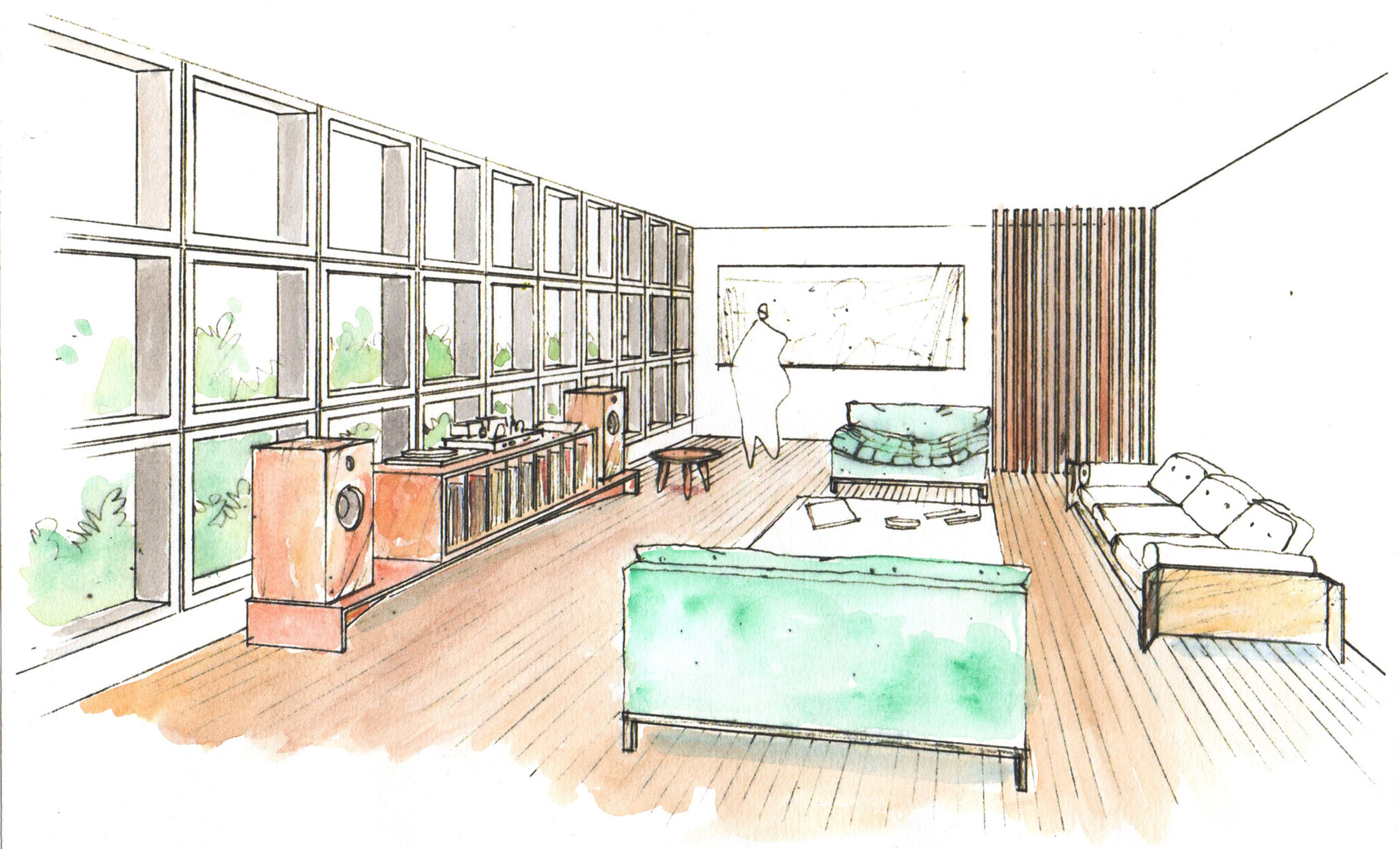 An Airy and Cheerful House with Vibrant Pops of Color in São Paulo by Pascali Semerdjian Architects (24)