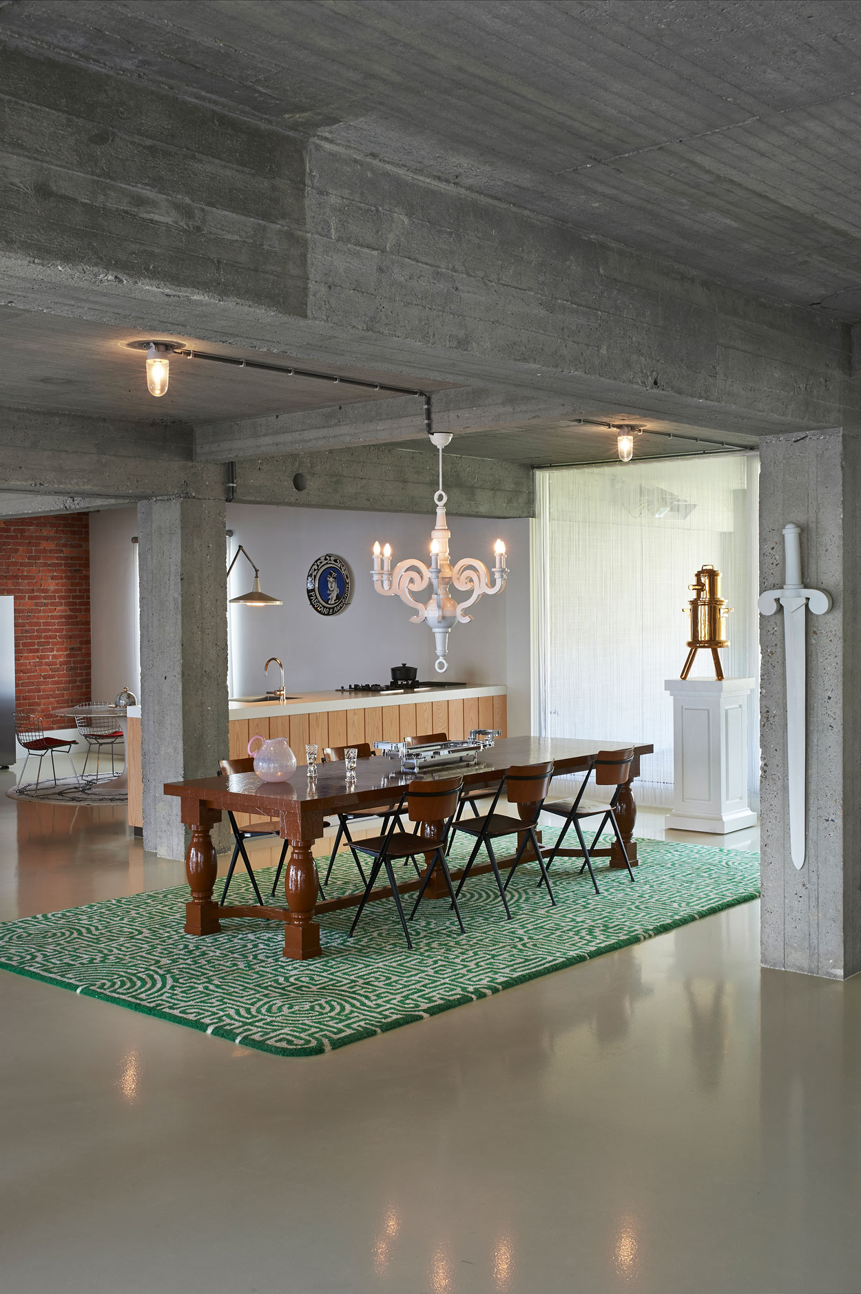 An Eclectic and Lively Contemporary Home in Antwerp, Belgium by Studio Job (10)