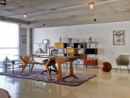 An Eclectic and Lively Contemporary Home in Antwerp, Belgium by Studio Job (16)