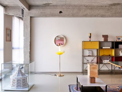 An Eclectic and Lively Contemporary Home in Antwerp, Belgium by Studio Job (17)