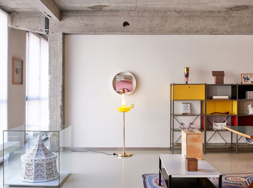 An Eclectic and Lively Contemporary Home in Antwerp, Belgium by Studio Job (17)
