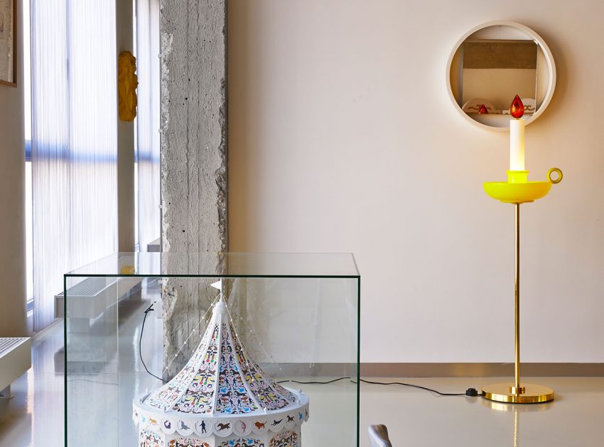 An Eclectic and Lively Contemporary Home in Antwerp, Belgium by Studio Job (18)