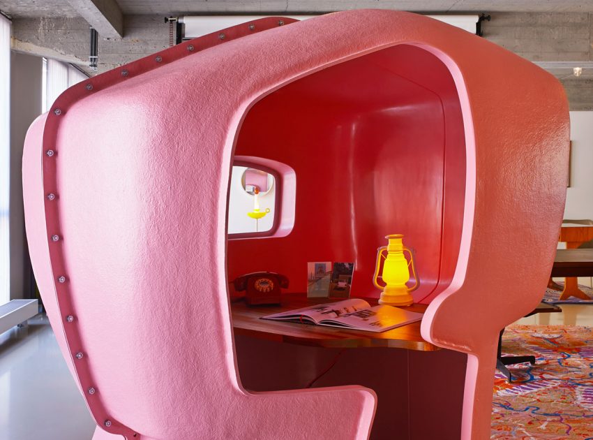 An Eclectic and Lively Contemporary Home in Antwerp, Belgium by Studio Job (21)