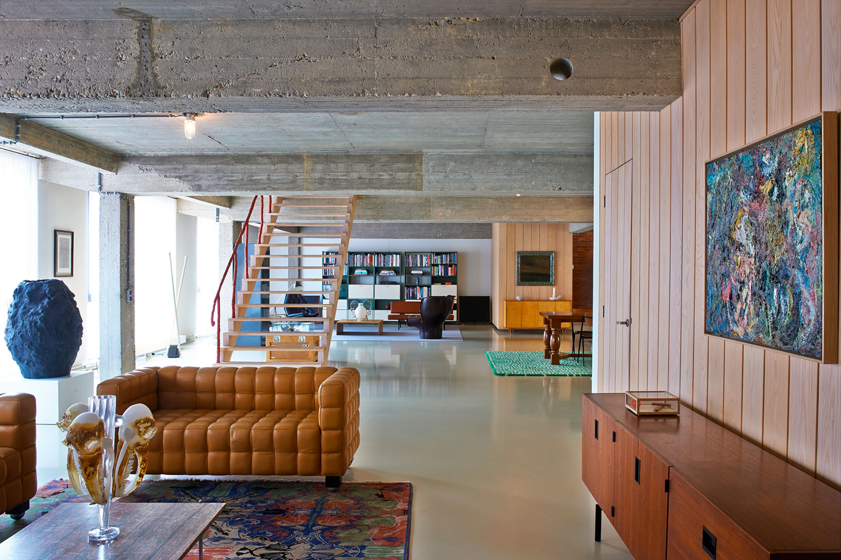 An Eclectic and Lively Contemporary Home in Antwerp, Belgium by Studio Job (3)
