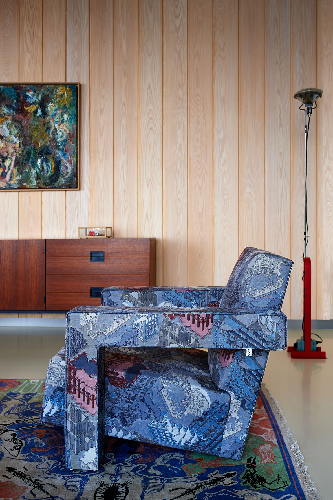 An Eclectic and Lively Contemporary Home in Antwerp, Belgium by Studio Job (5)