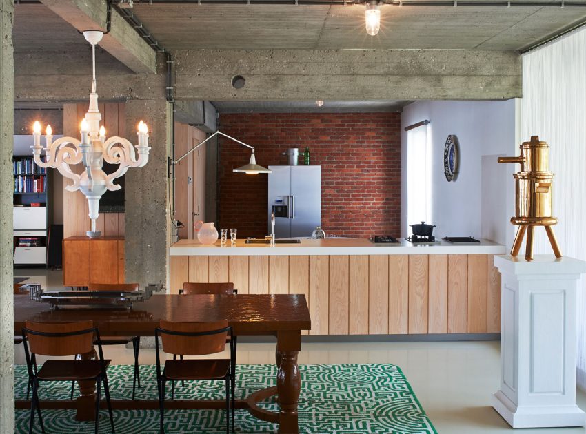 An Eclectic and Lively Contemporary Home in Antwerp, Belgium by Studio Job (9)