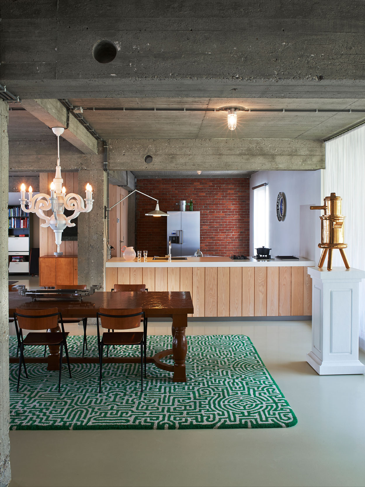 An Eclectic and Lively Contemporary Home in Antwerp, Belgium by Studio Job (9)
