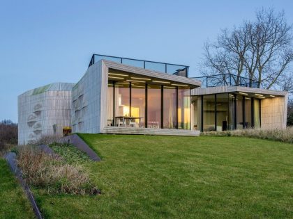 An Eco-Friendly and Digitally Controlled Home with Stunning Views in North Holland by UN Studio (14)