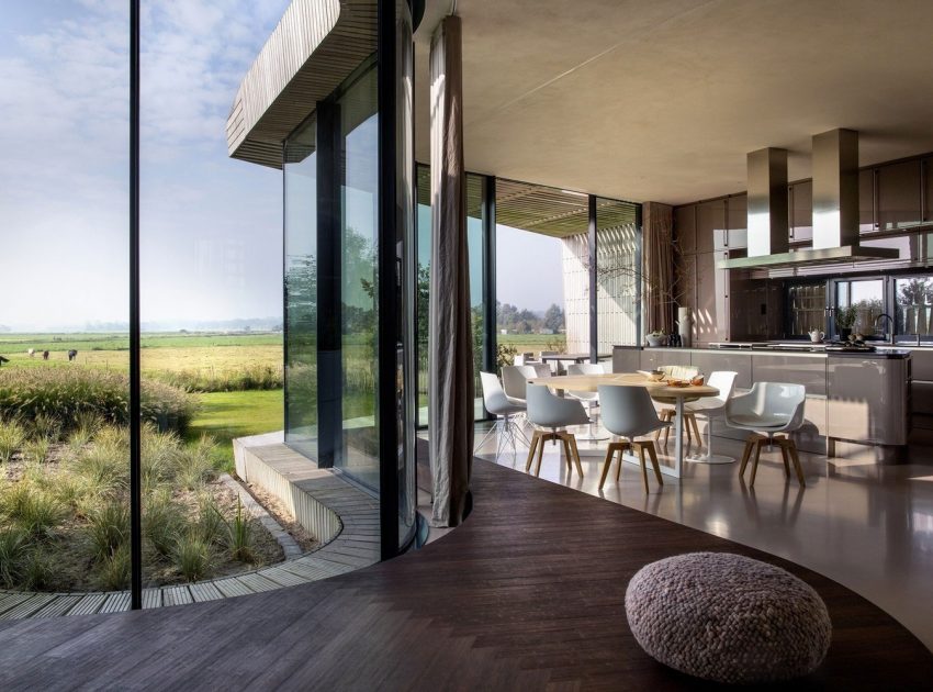 An Eco-Friendly and Digitally Controlled Home with Stunning Views in North Holland by UN Studio (9)