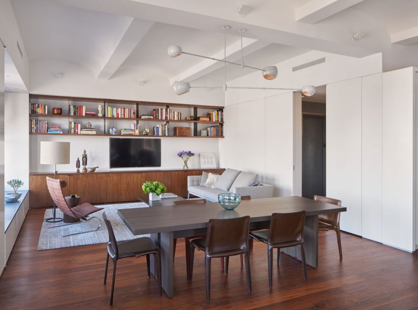 An Elegant Apartment Full of Style and Comfort in Tribeca, New York City by Gluckman Tang Architects (5)