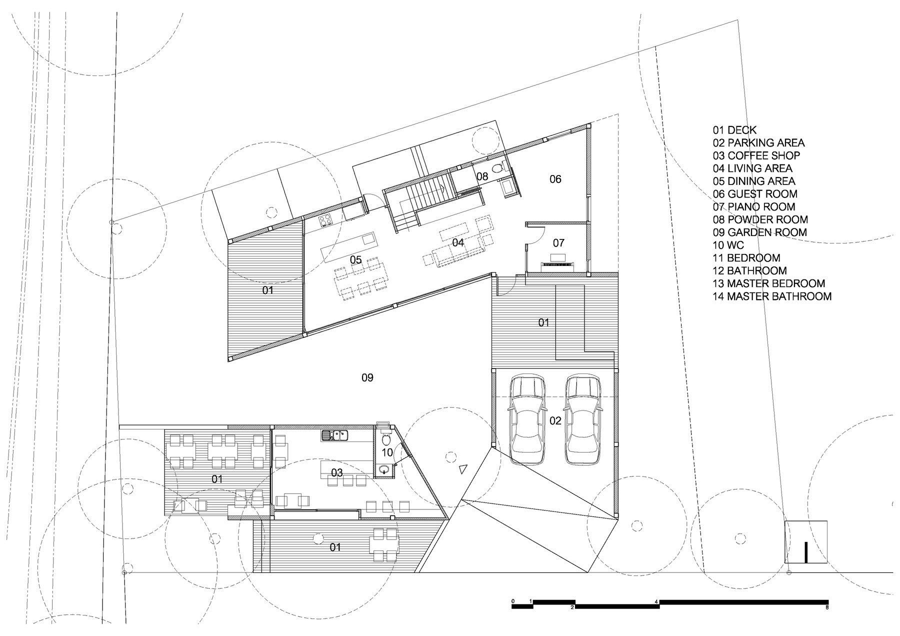 An Elegant Contemporary Home with Beautiful Cafe and Music Room in Chiang Mai, Thailand by EKAR & Full Scale Studio (18)