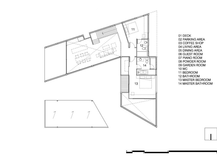 An Elegant Contemporary Home with Beautiful Cafe and Music Room in Chiang Mai, Thailand by EKAR & Full Scale Studio (19)