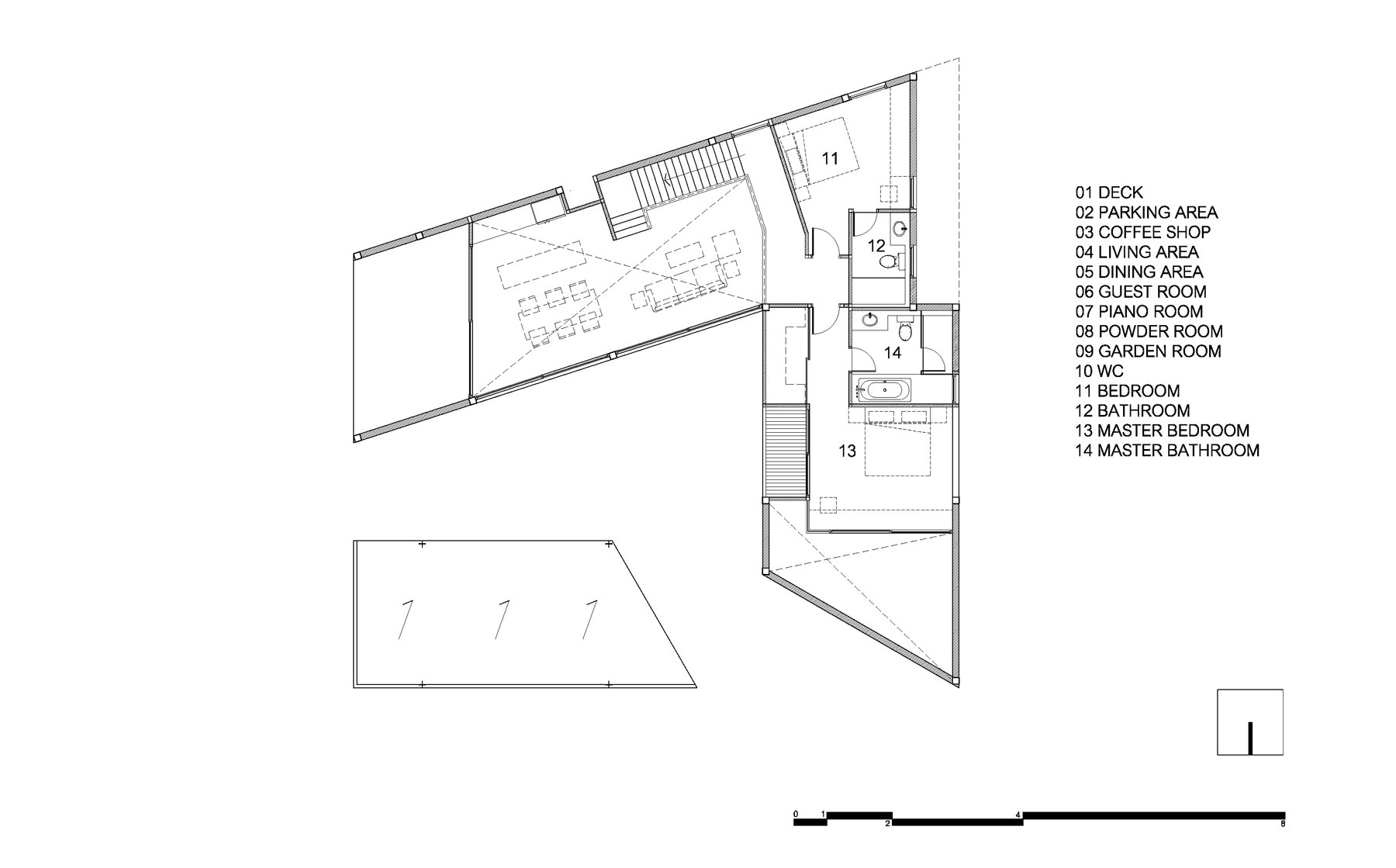 An Elegant Contemporary Home with Beautiful Cafe and Music Room in Chiang Mai, Thailand by EKAR & Full Scale Studio (19)