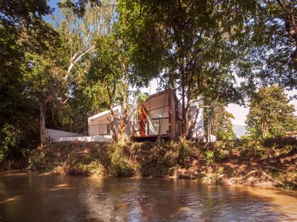 An Elegant Contemporary Home with Beautiful Cafe and Music Room in Chiang Mai, Thailand by EKAR & Full Scale Studio (2)