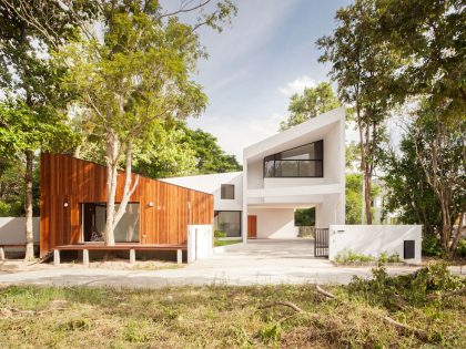 An Elegant Contemporary Home with Beautiful Cafe and Music Room in Chiang Mai, Thailand by EKAR & Full Scale Studio (4)