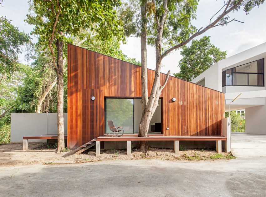 An Elegant Contemporary Home with Beautiful Cafe and Music Room in Chiang Mai, Thailand by EKAR & Full Scale Studio (5)