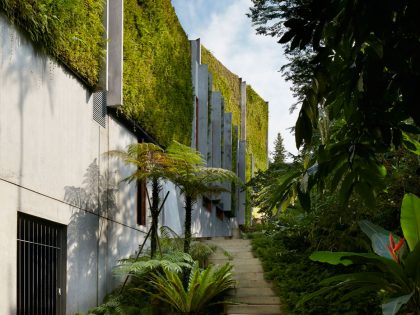 An Elegant Green Home Surrounded by Lush Tropical Landscaping in Singapore by Tsao & McKown Architects (4)