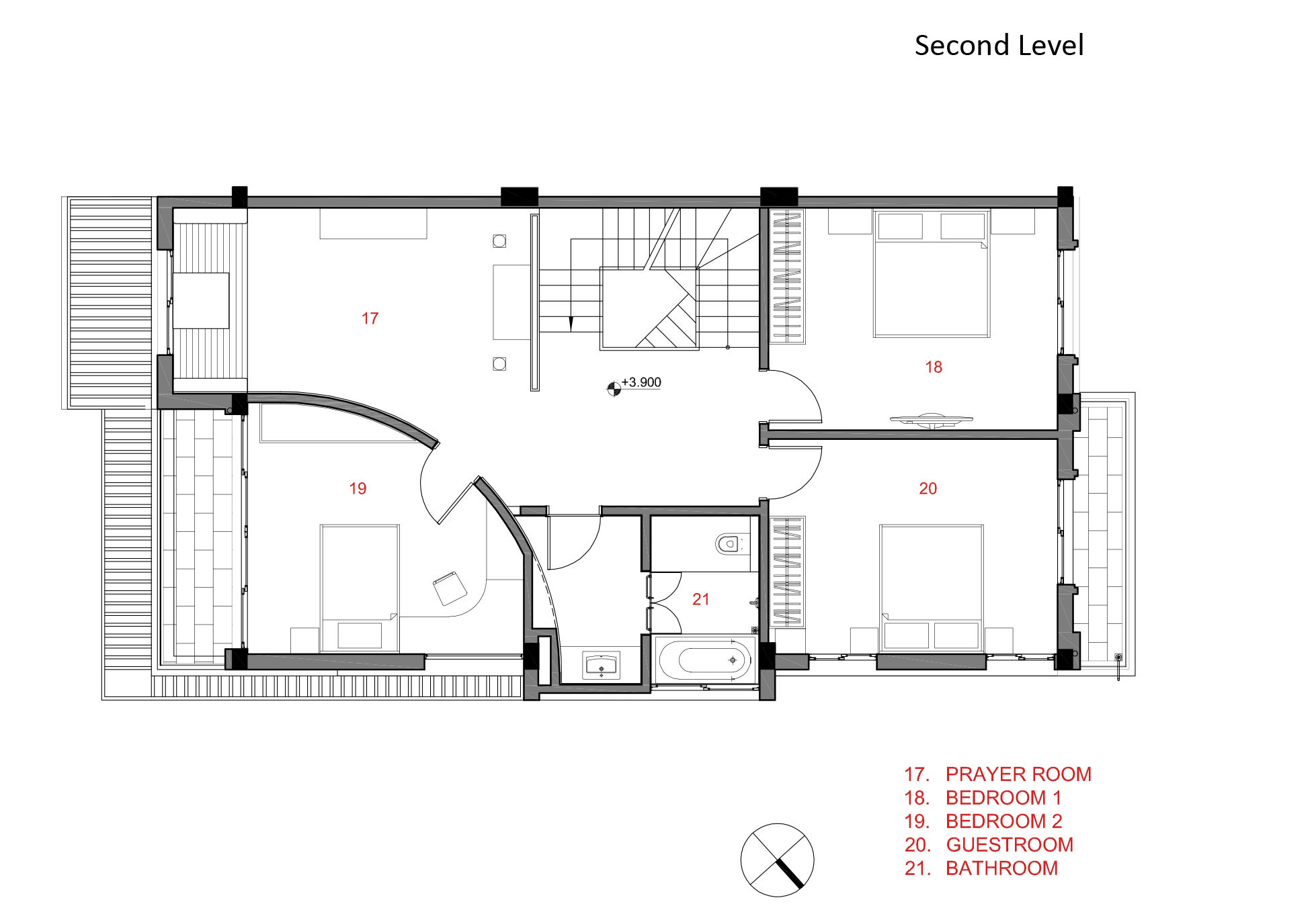 An Elegant Home Combines Classic Exterior and Contemporary Interior in Ha Noi, Vietnam by ABS Corporation (25)
