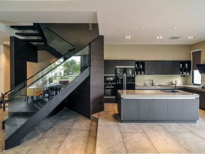 An Elegant Home Combines Classic Exterior and Contemporary Interior in Ha Noi, Vietnam by ABS Corporation (5)
