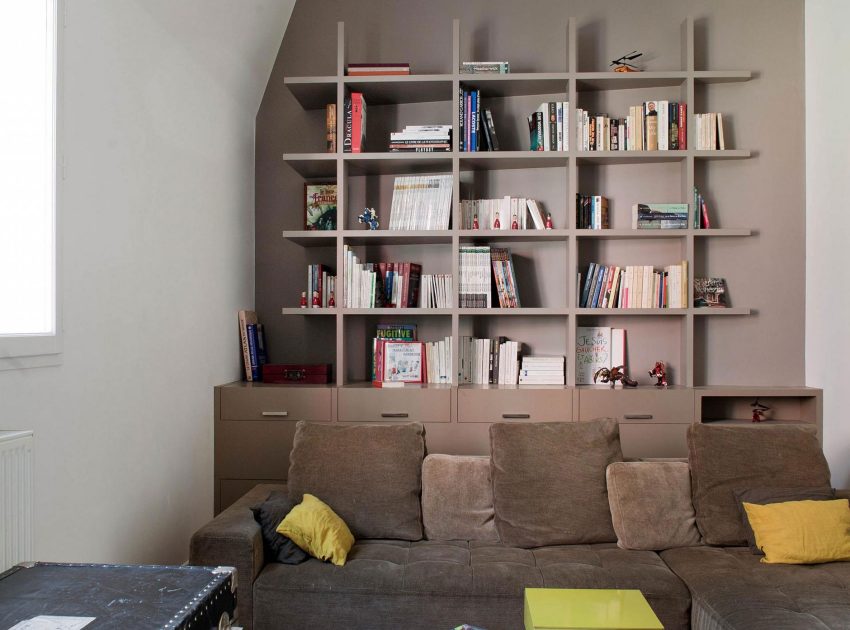 An Elegant House with a Picturesque Decor Done in White and Blue on Bois Colombes by Olivier Chabaud Architecte (4)