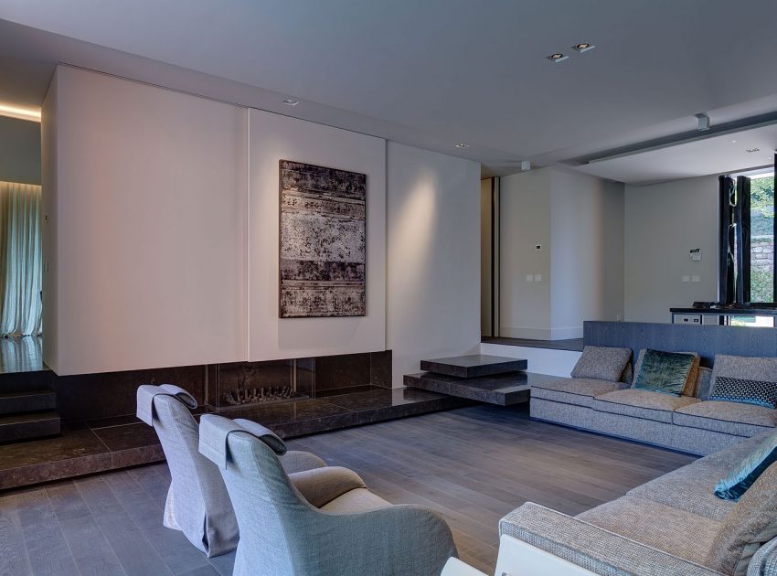 An Elegant and Comfortable Family Home with Private Pool in Milan, Italy by Marco Carini Interior Designer (15)