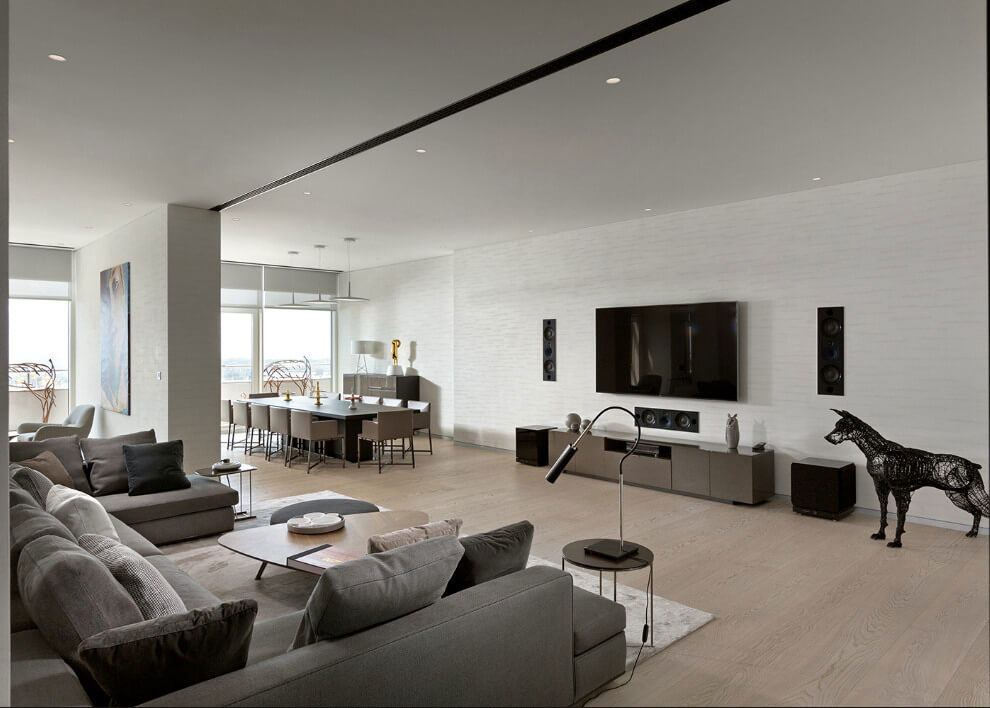 An Elegant and Luxurious Contemporary Apartment Brimming with Art in Kiev by Minotti London & Red Button Development (1)