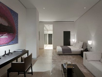 An Elegant and Luxurious Contemporary Apartment Brimming with Art in Kiev by Minotti London & Red Button Development (13)