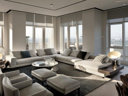 An Elegant and Luxurious Contemporary Apartment Brimming with Art in Kiev by Minotti London & Red Button Development (5)