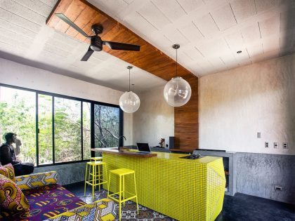 A Colorful and Vibrant House Full of Character and Bold Accents in Tulum, Mexico by Studio Arquitectos (6)