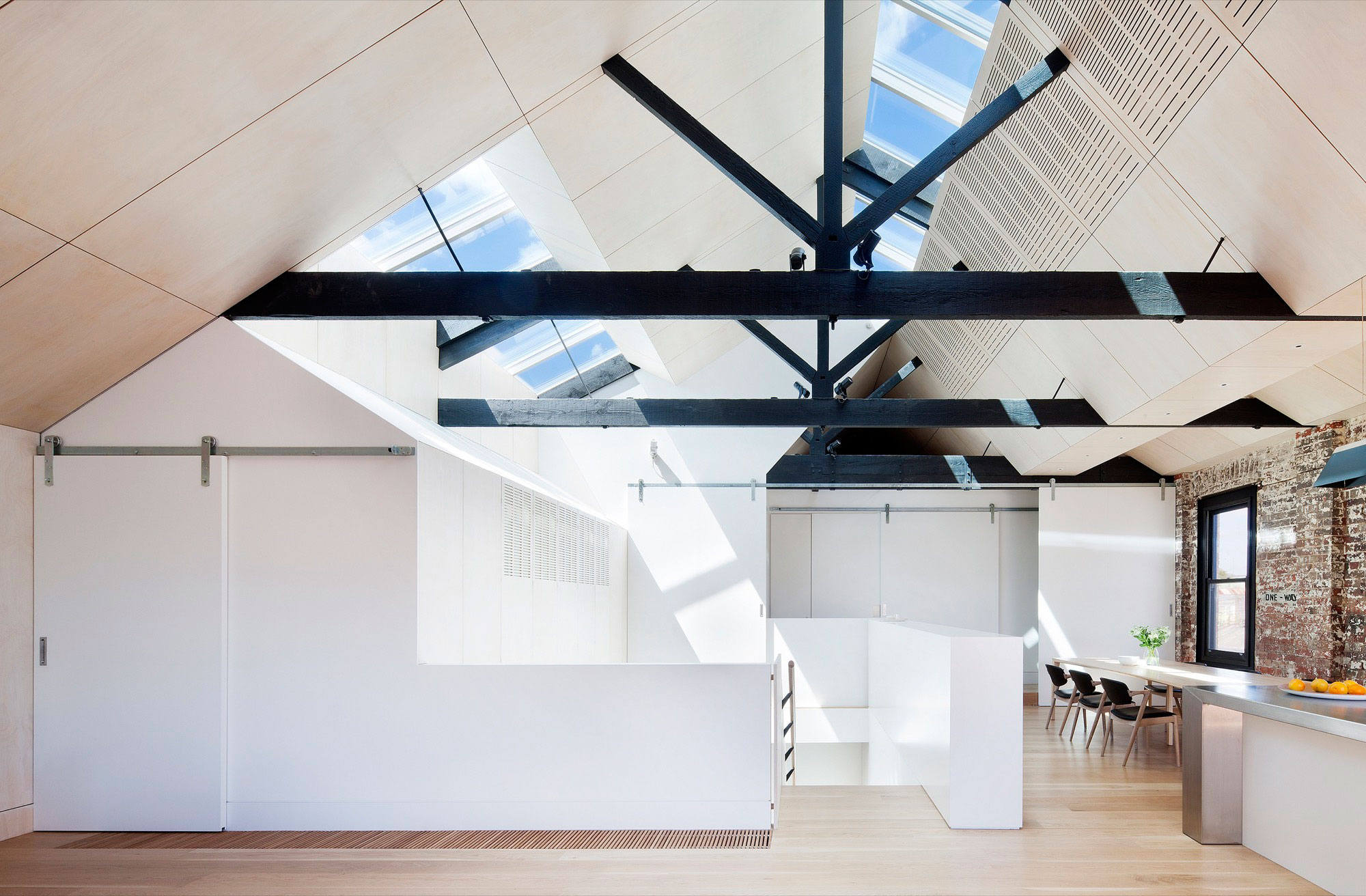 An Industrial Warehouse Converted into Light-Filled Home in Fitzroy, Victoria by Andrew Simpson Architects (10)
