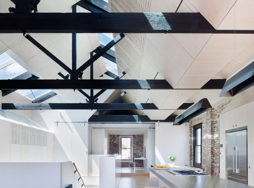 An Industrial Warehouse Converted into Light-Filled Home in Fitzroy, Victoria by Andrew Simpson Architects (5)