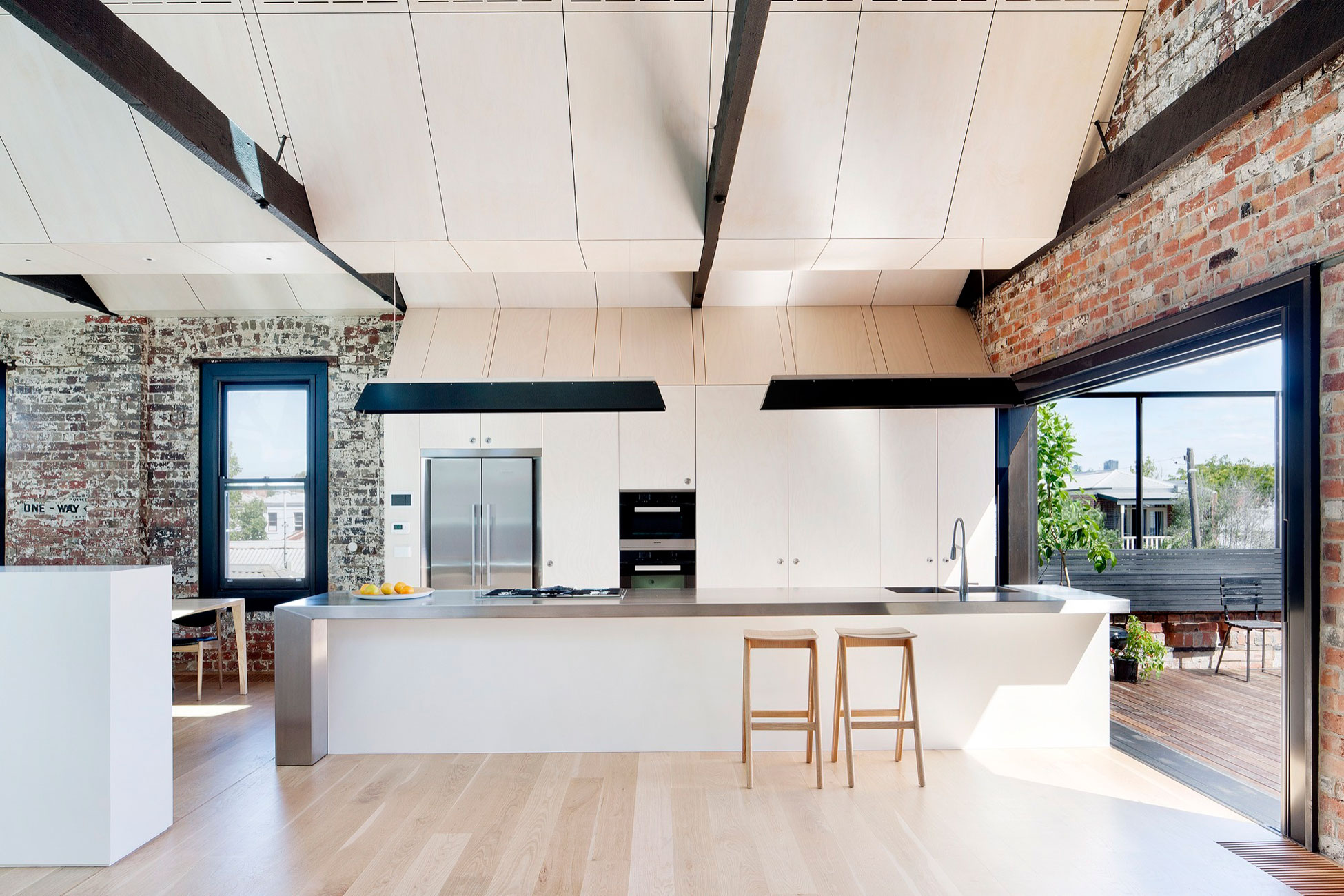 An Industrial Warehouse Converted into Light-Filled Home in Fitzroy, Victoria by Andrew Simpson Architects (9)