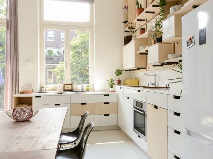 An Old School Building Converted into Swanky Contemporary Apartment in Amsterdam by Standard Studio & CASA architecten (5)