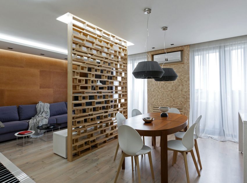 A Cozy Open-Plan Apartment with Eco-Style Elements in Zaporizhia, Ukraine by Eugene Meshcheruk (3)