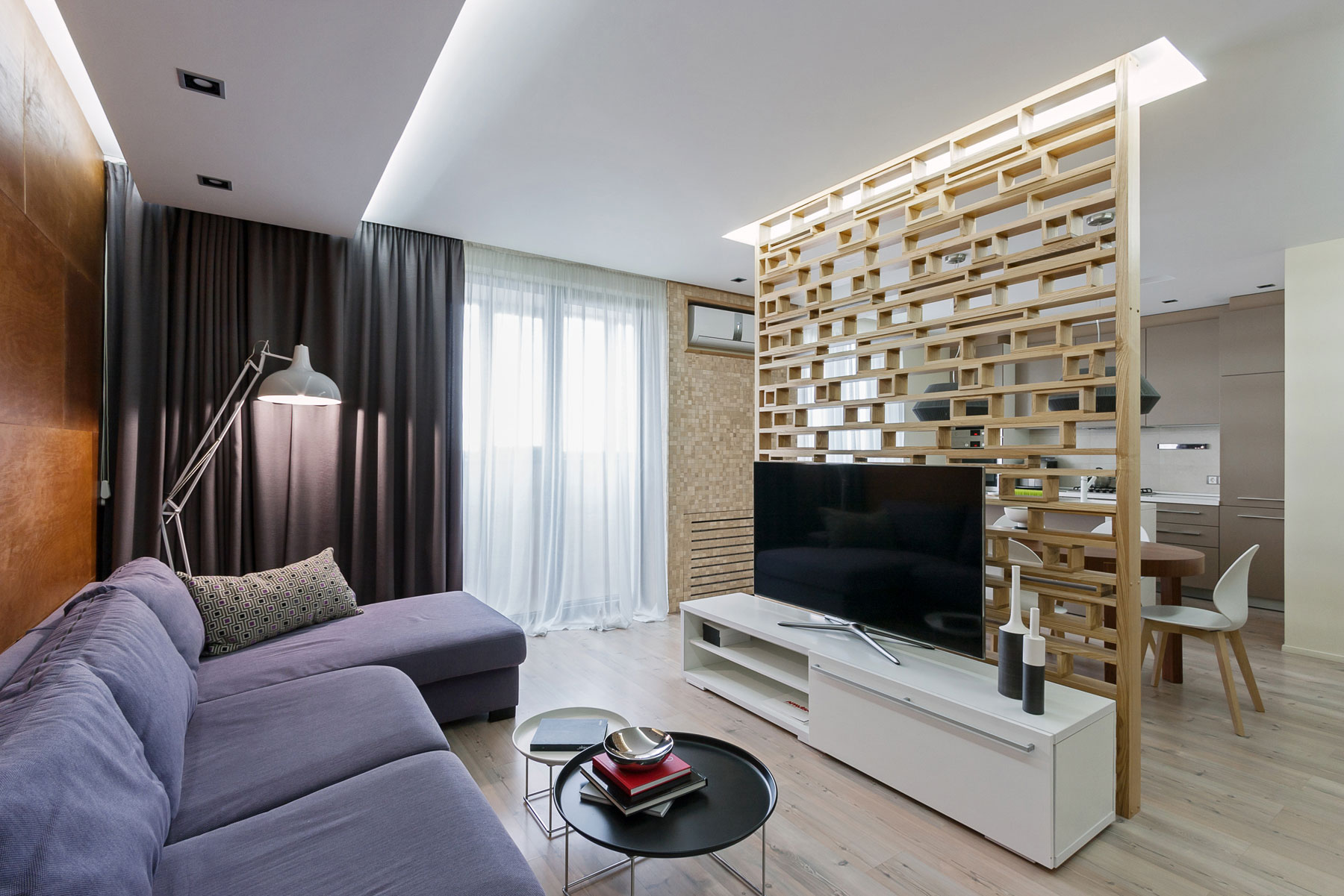 A Cozy Open-Plan Apartment with Eco-Style Elements in Zaporizhia, Ukraine by Eugene Meshcheruk (5)