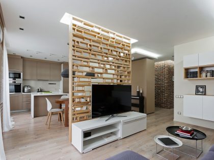 A Cozy Open-Plan Apartment with Eco-Style Elements in Zaporizhia, Ukraine by Eugene Meshcheruk (6)