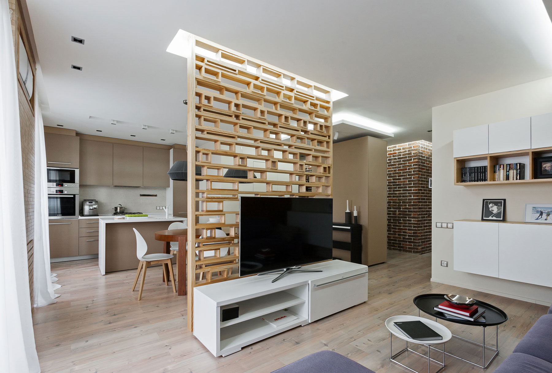 A Cozy Open-Plan Apartment with Eco-Style Elements in Zaporizhia, Ukraine by Eugene Meshcheruk (6)