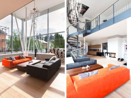 A Bright Modern Home with Stunning Staircase and Open Plan in Moscow by 4a Architekten (42)