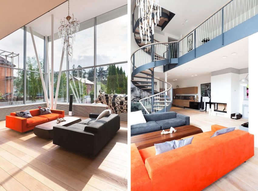 A Bright Modern Home with Stunning Staircase and Open Plan in Moscow by 4a Architekten (42)