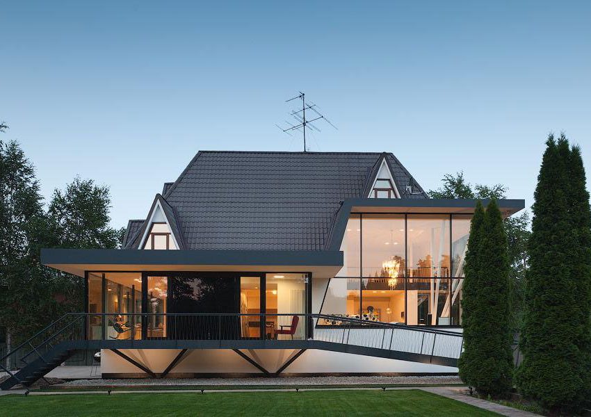 A Bright Modern Home with Stunning Staircase and Open Plan in Moscow by 4a Architekten (78)