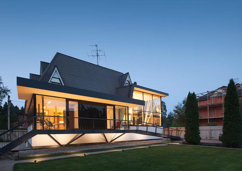 A Bright Modern Home with Stunning Staircase and Open Plan in Moscow by 4a Architekten (79)