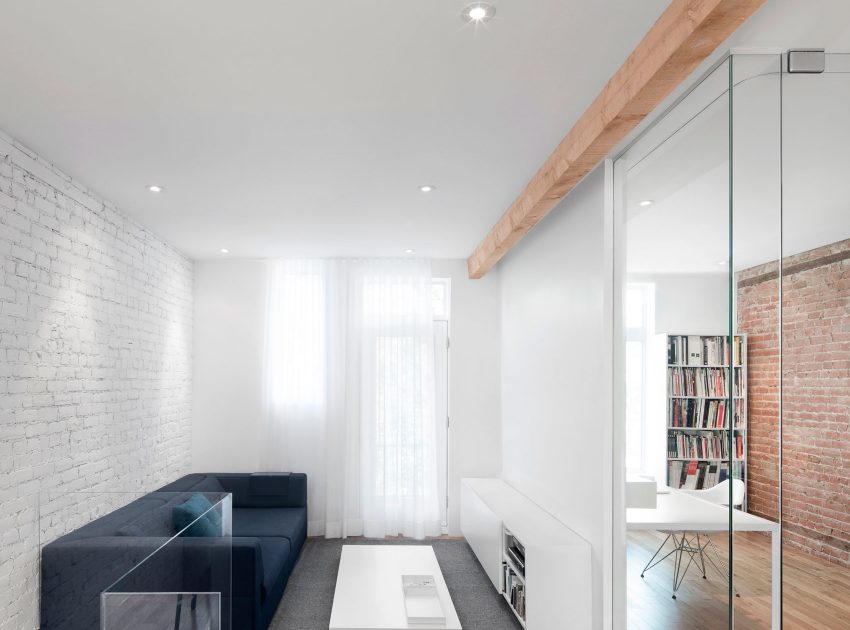 A 19th Triplex Transformed Into an Open, Light-Filled Loft Apartment in Montreal by Anne Sophie Goneau (1)