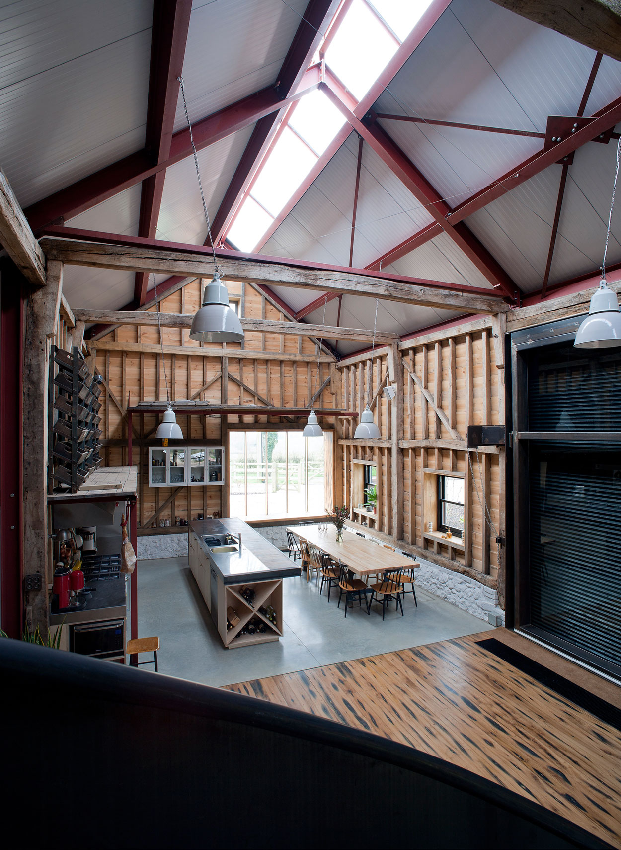 A Barn Transformed into a Beautiful Countryside Home in Folkestone, England by Liddicoat & Goldhill (19)