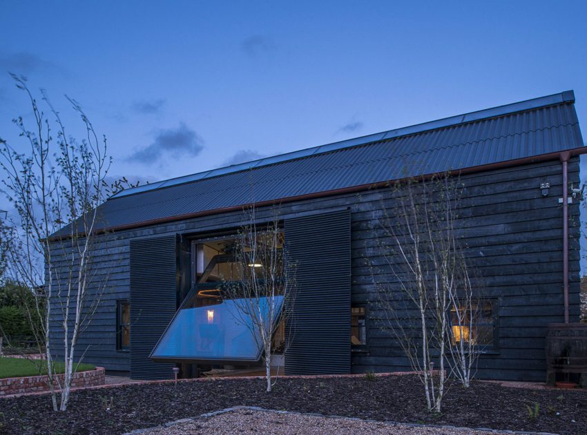 A Barn Transformed into a Beautiful Countryside Home in Folkestone, England by Liddicoat & Goldhill (35)