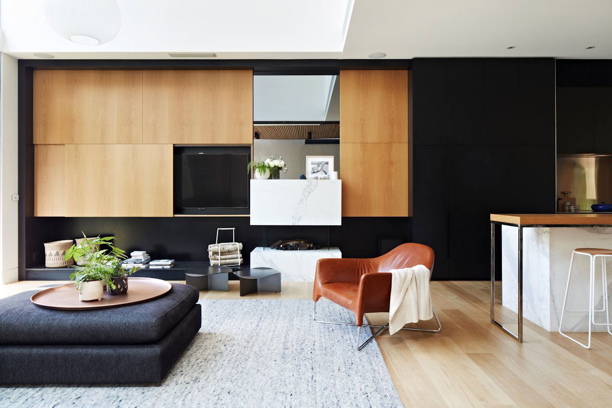 A Beautiful Contemporary Home with Industrial and Warm Interiors in South Yarra by AGUSHI & WORKROOM Design (12)
