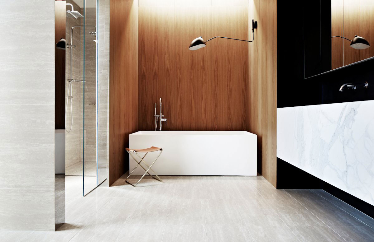 A Beautiful Contemporary Home with Industrial and Warm Interiors in South Yarra by AGUSHI & WORKROOM Design (22)